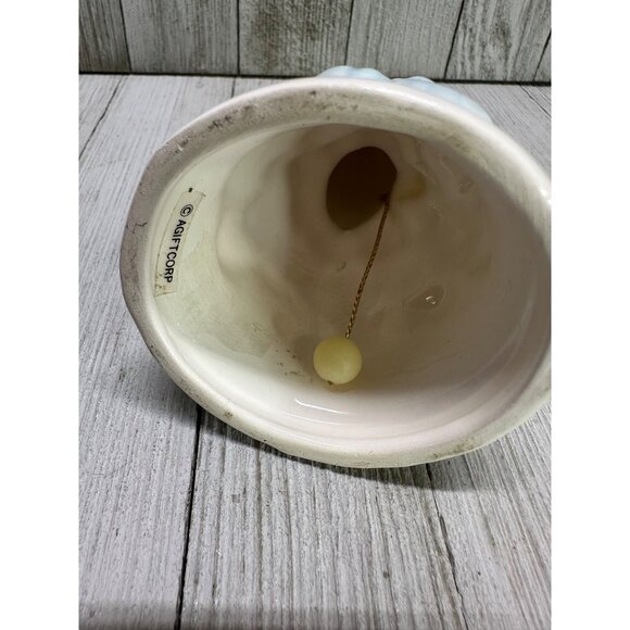 Vtg S. S. Seabreeze Dolphin Bell Ceramic Glazed Home Decor 4.5'' Tall Agiftcorp - Picture 5 of 7